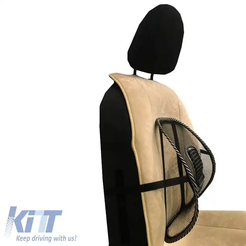 Perna de suport anatomic / ortopedic pentru spate 39.5 x 37.5cm Negru 1 Buc 0542-image-6302345