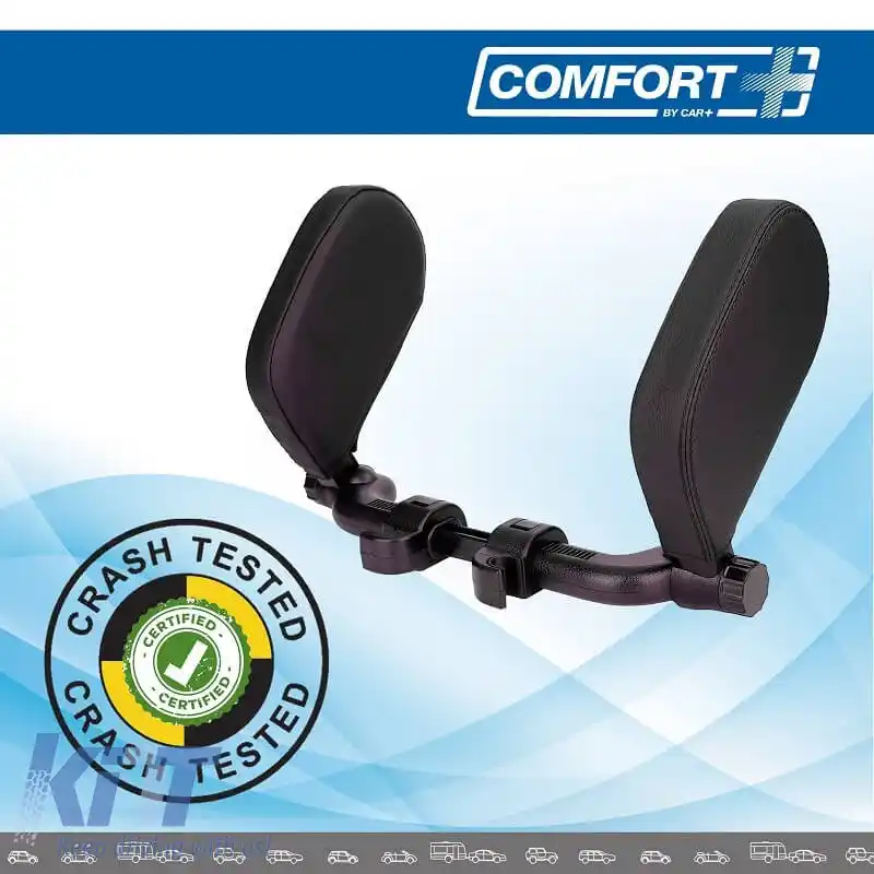 Perna de suport pentru gât HLU1000 din spumă cu memorie 11x20x3.5cm Negru 1 buc-image-6294788