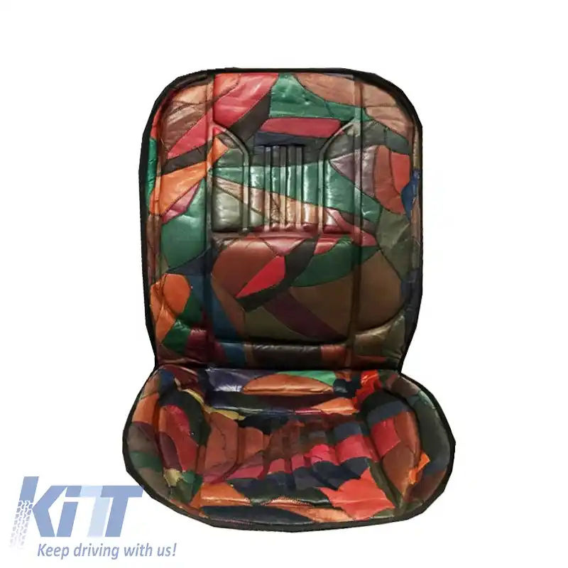 Perna frontală pentru scaun ''Camuflaj'' 100% piele maro-negru 1 bucată 11049-image-6306113