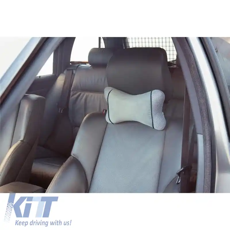 Perna pentru gât potrivită pentru scaunul auto gri 26x15cm 1 bucată Car+ ACA1000-image-6311876