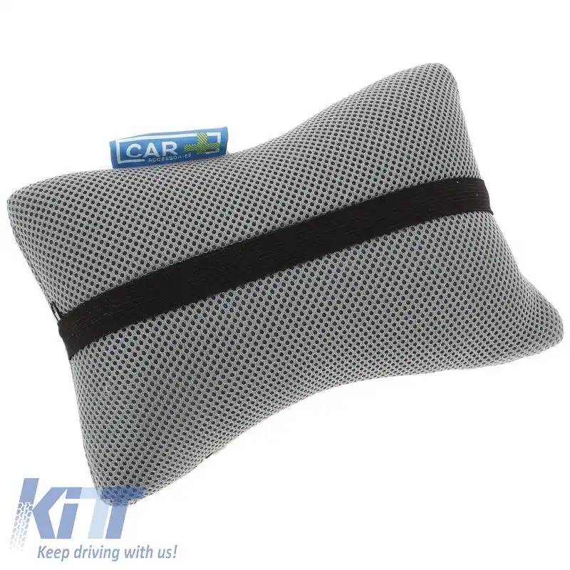 Perna pentru gât potrivită pentru scaunul auto gri 26x15cm 1 bucată Car+ ACA1000-image-6311877