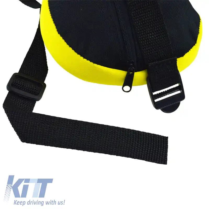 Perna pentru gât Tip-R potrivită pentru scaun auto Galben / Negru 34x16x7cm 1 bucată-image-6305093