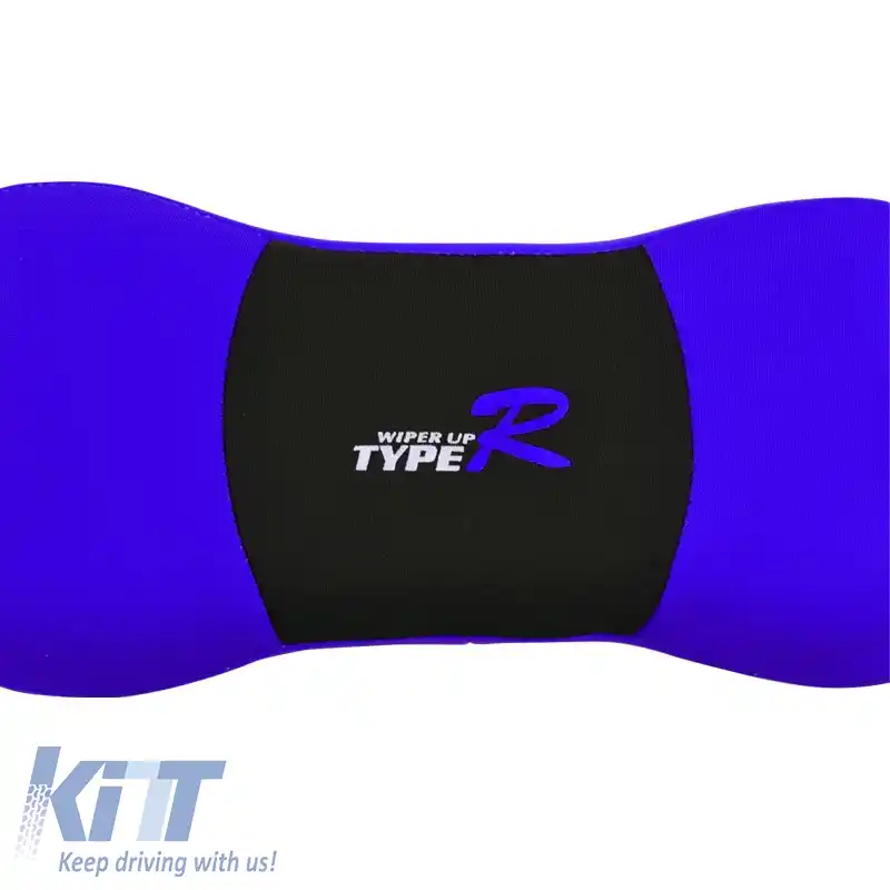 Perna pentru gât Type-R potrivită pentru scaun auto Albastru / Negru 34x16x7cm 1 bucată-image-6305084
