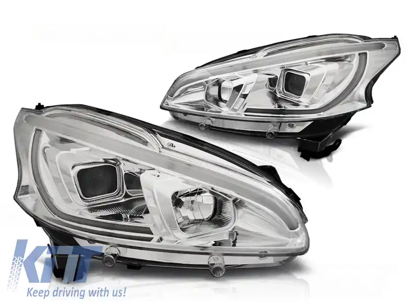 PEUGEOT 208 4.12-06.15 TUBUL LUMINĂ CROMAT
