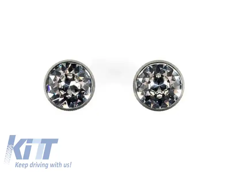 Pini originali BMW pentru închidere ușă cu cristal Swarovski, 2 bucăți-image-6130124