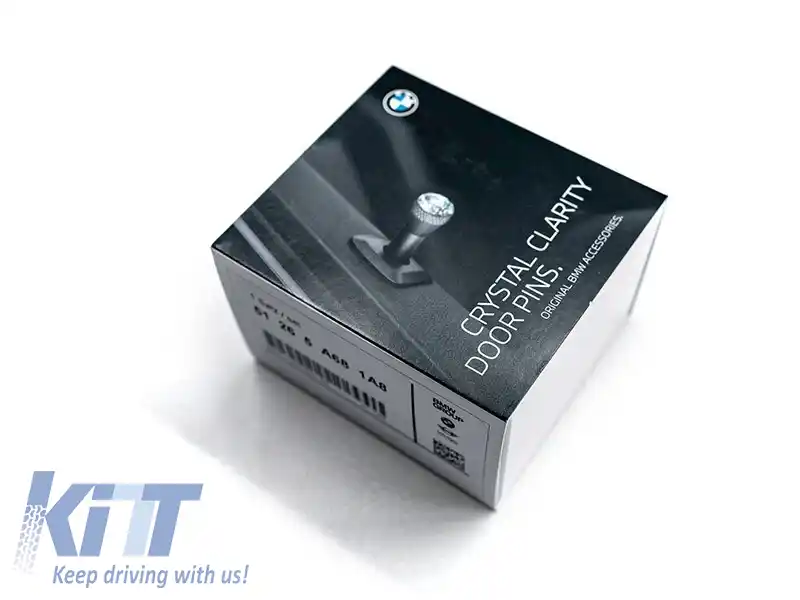 Pini originali BMW pentru închidere ușă cu cristal Swarovski, 2 bucăți-image-6130125