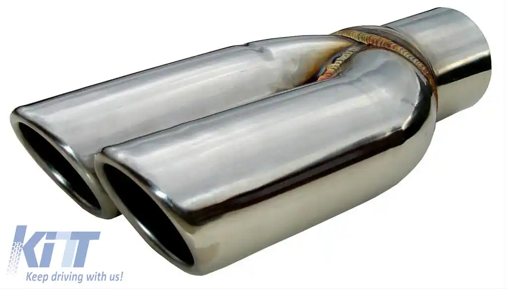 Pipes set de țevi de evacuare universale stil MACH 1, potrivite pentru Pontiac GTO și Ford Mustang