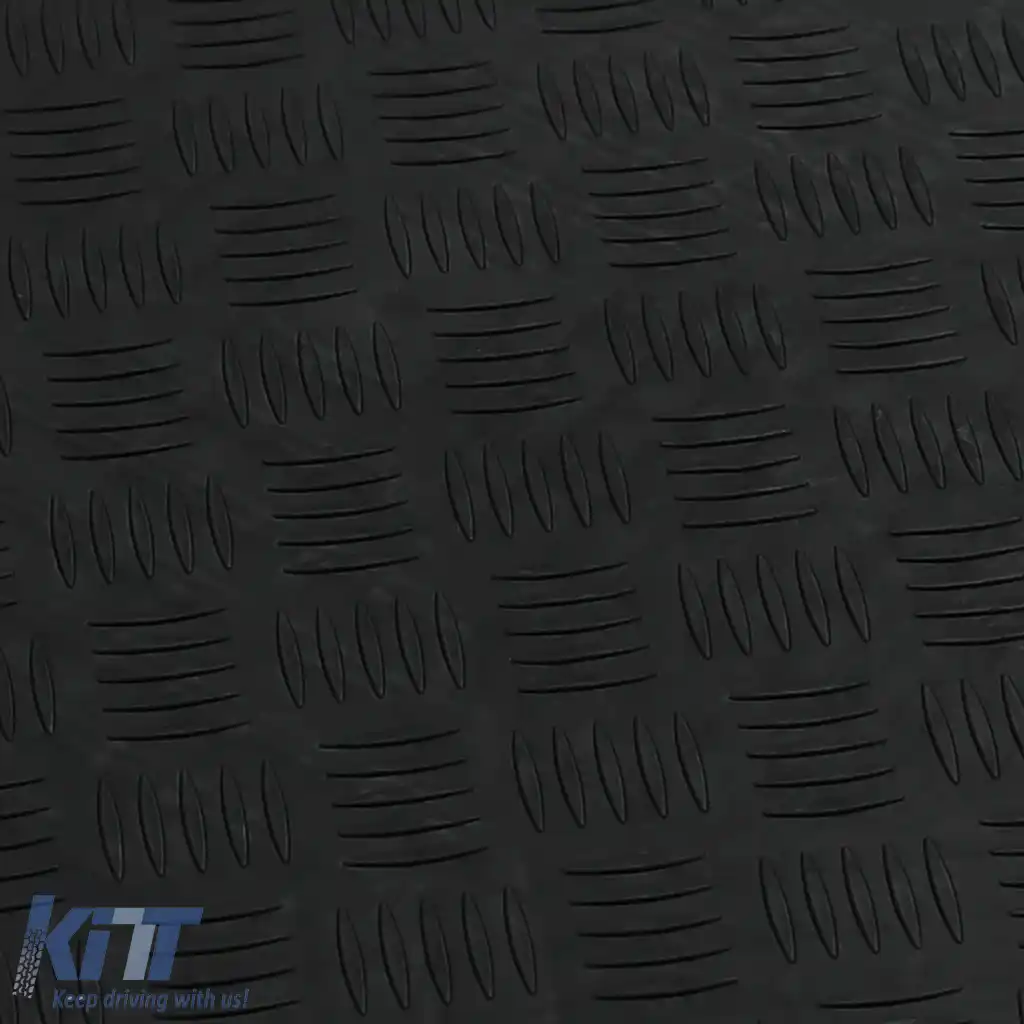 Placă de performanță RAMROXX Checker Plate pentru podea de garaj, neagră, 40x40cm-image-6200634