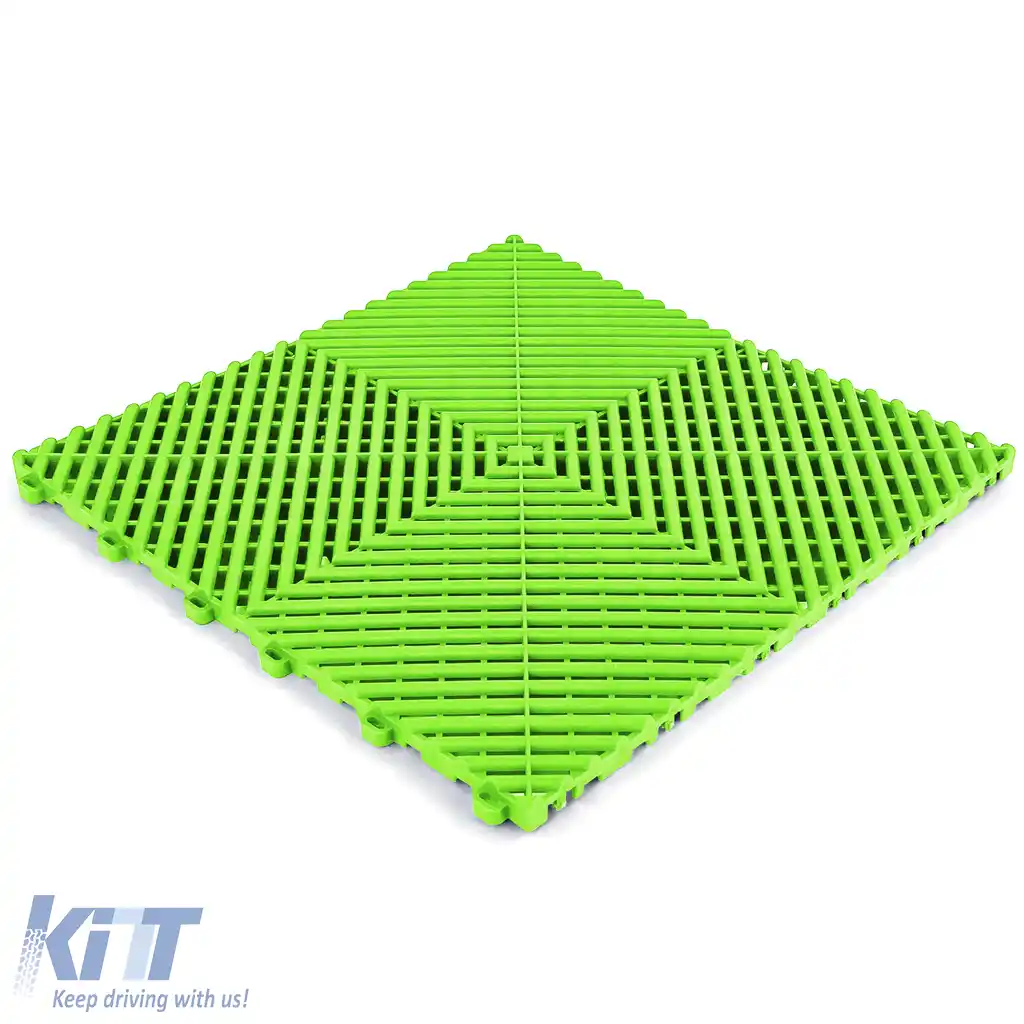 Placă de podea RAMROXX Performance pentru garaj, culoare verde deschis, 40x40cm