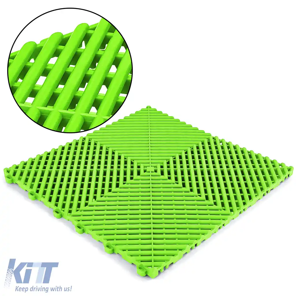 Placă de podea RAMROXX Performance pentru garaj, culoare verde deschis, 40x40cm-image-6194448