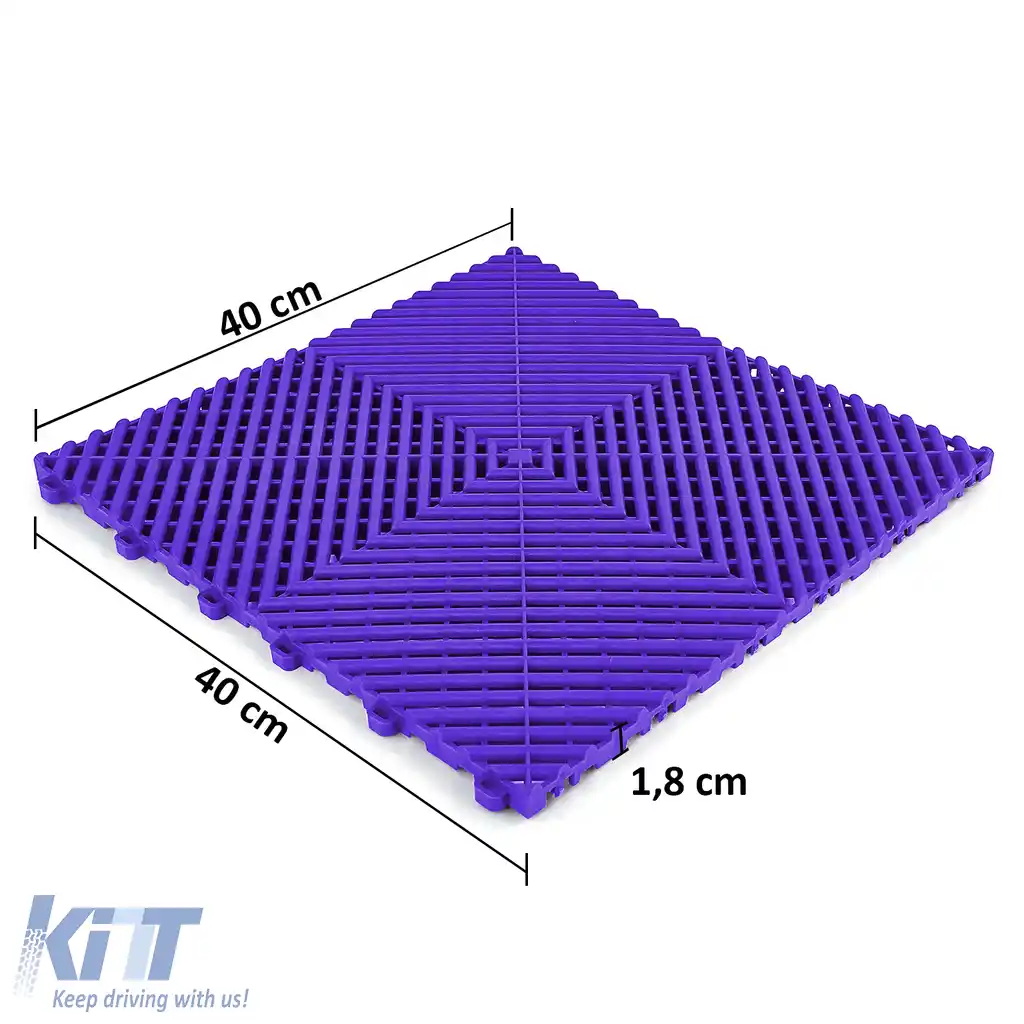 Placă de podea RAMROXX Performance pentru garaj Violet 40x40cm-image-6202672