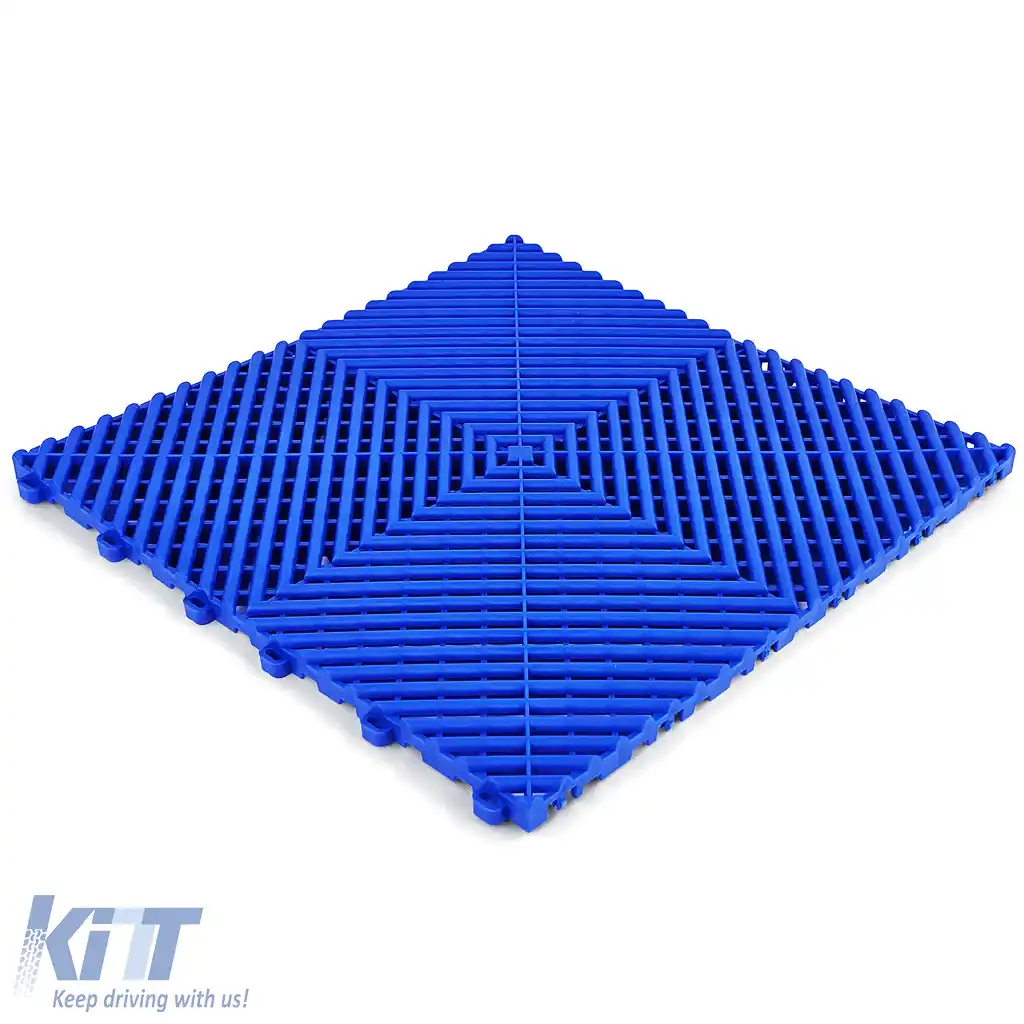 Placă de podea RAMROXX Performance pentru garaj, albastră, 40x40cm