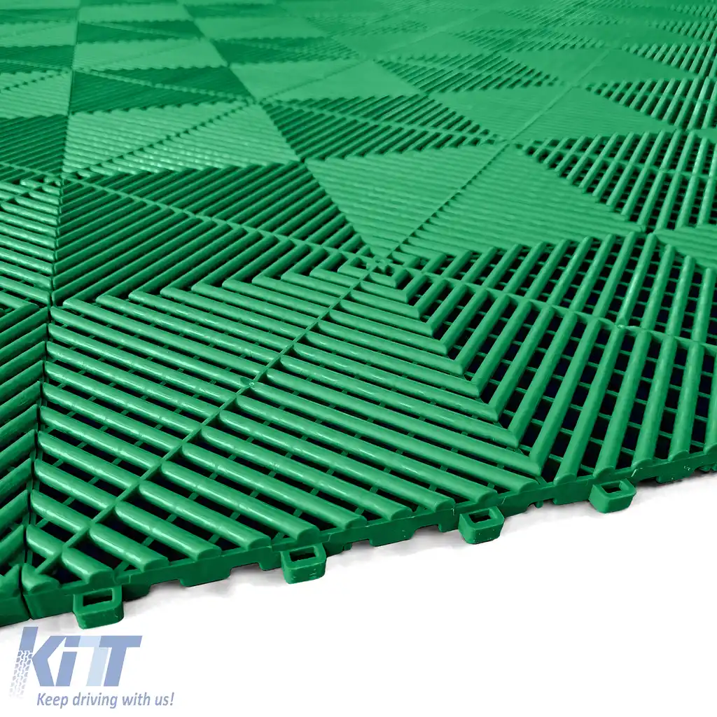 Placă de podea RAMROXX Performance pentru garaj Verde 40x40cm 6 bucăți 0.96mp-image-6206938