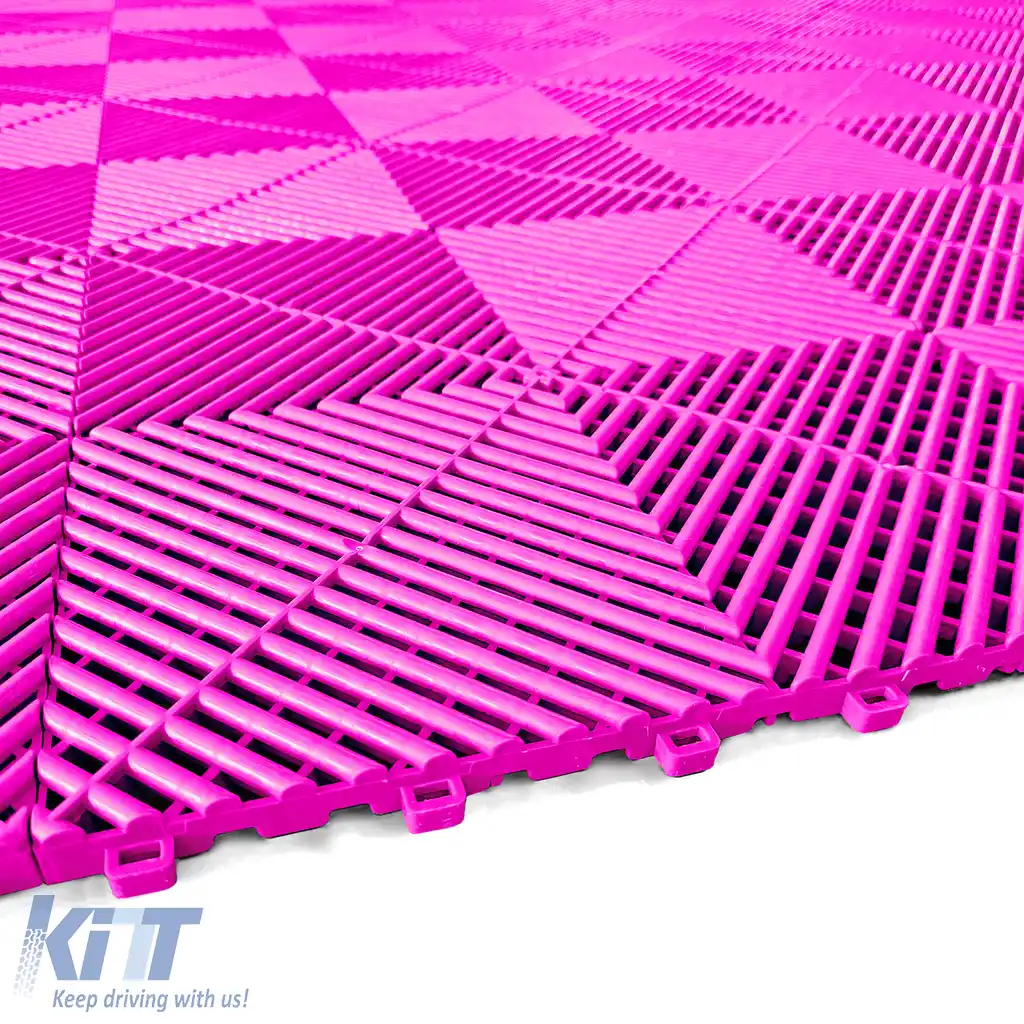 Placă de podea RAMROXX Performance pentru garaj, 40x40cm, roz-image-6207621