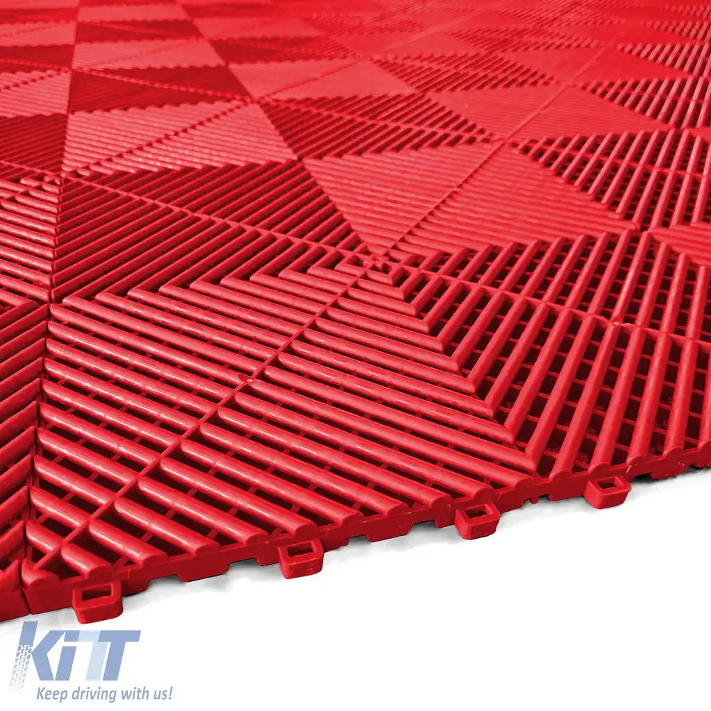 Placă de podea RAMROXX Performance pentru garaj, roșie, 40x40cm-image-6208638