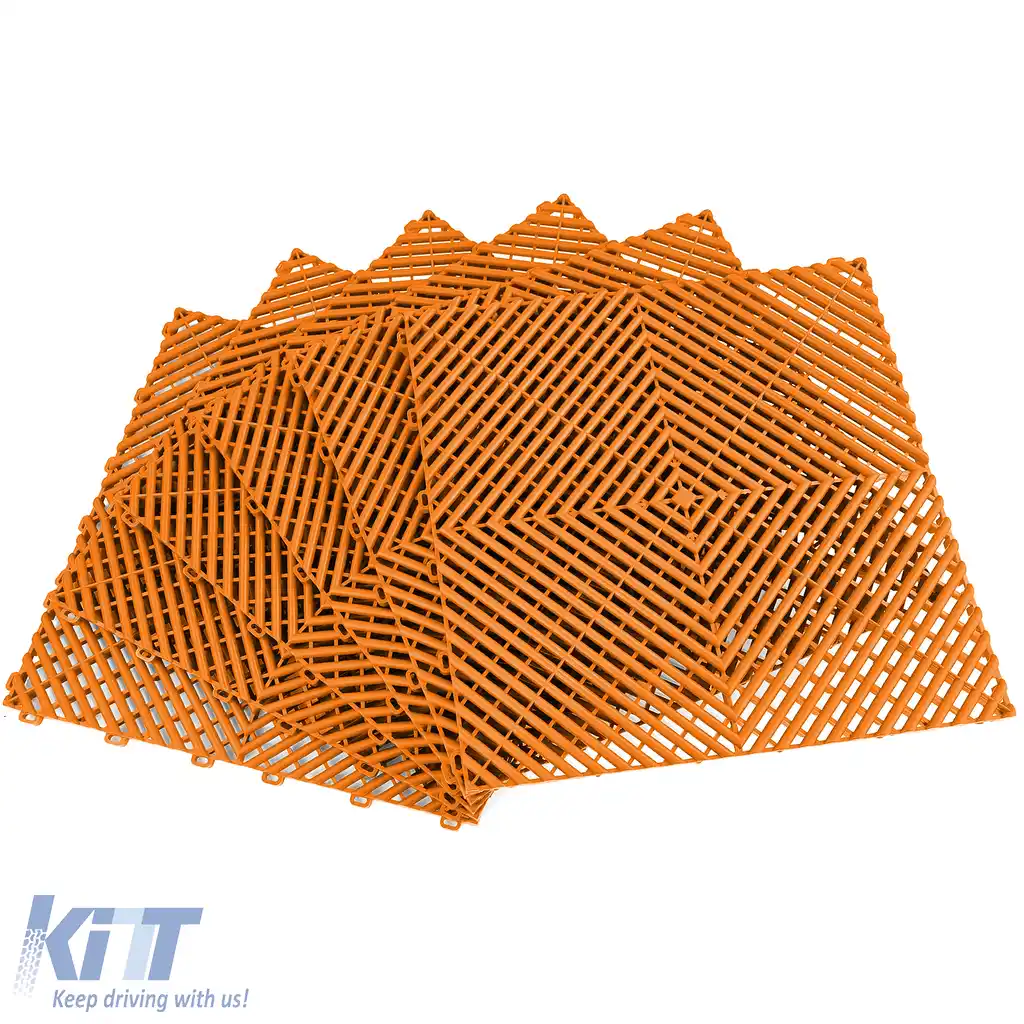 image-46-Placă de podea RAMROXX Performance pentru garaj Podea portocalie 40x40cm 6 bucăți 0.96mp