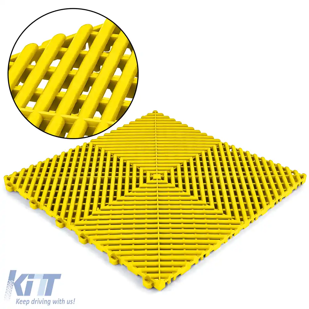Placă de podea RAMROXX Performance pentru garaj, galbenă, 40x40cm-image-6208837