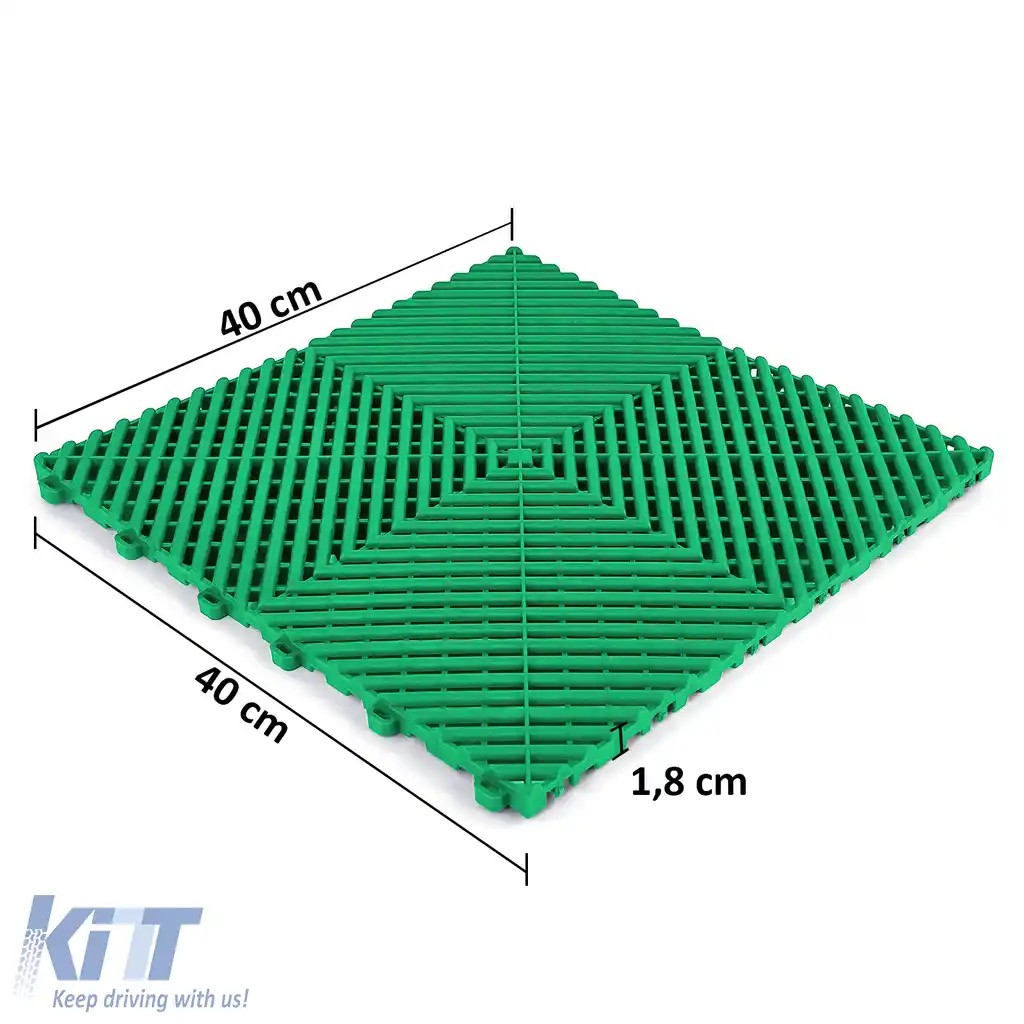 Placă de podea RAMROXX Performance pentru garaj, verde, 40x40cm-image-6210793