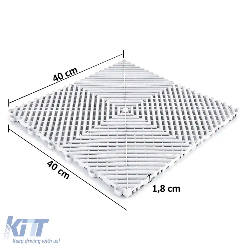 Placă de podea RAMROXX Performance pentru garaj Alb 40x40cm-image-6276413
