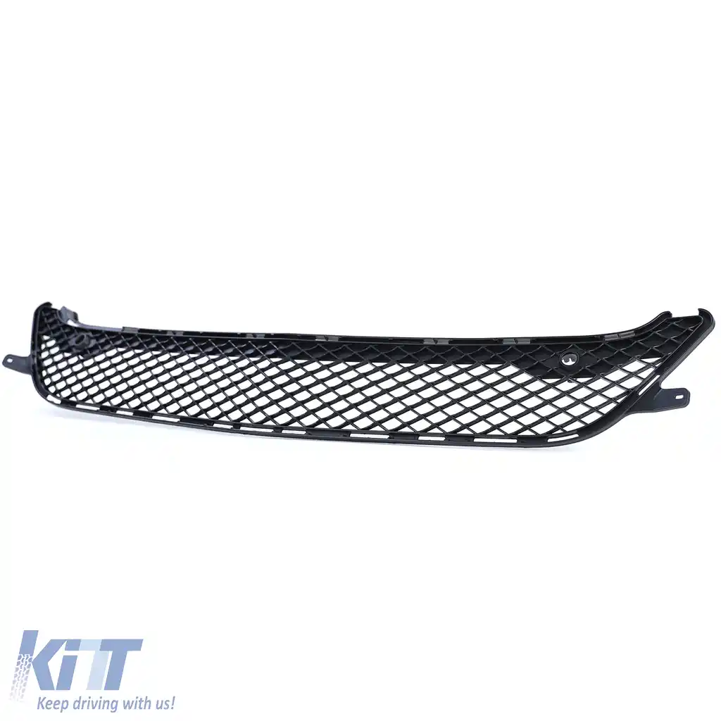 Plasă de grilaj radiator în bara de protecție potrivită pentru Mercedes CLS C218 X218 11-14 fără pachetul A Design-image-6202291