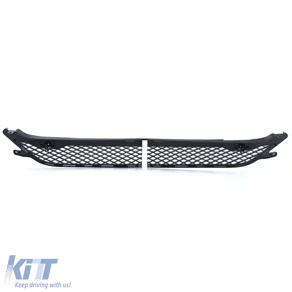 Plasă de grilaj radiator în bara de protecție potrivită pentru Mercedes CLS C218 X218 11-14 fără pachetul A Design-image-6202294