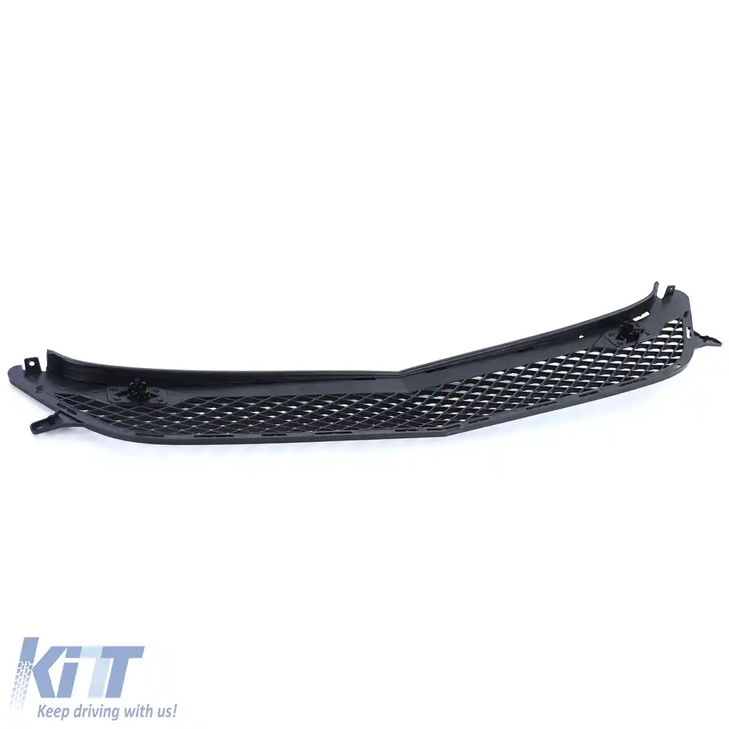 Plasă de grilaj radiator în bara de protecție potrivită pentru Mercedes CLS C218 X218 11-14 fără pachetul A Design-image-6202295