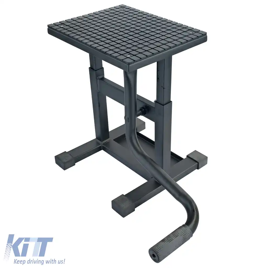 Platformă de ridicare pentru motocicletă, suport jack Enduro, până la 130kg, negru-image-6258156