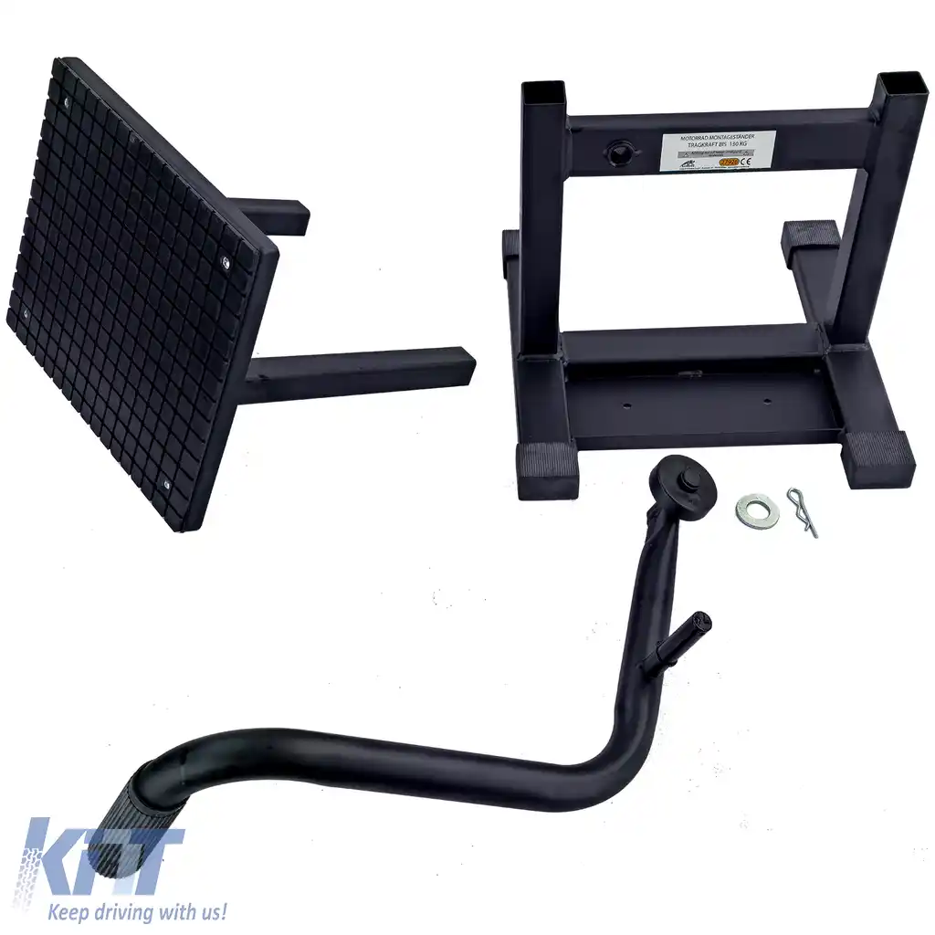 Platformă de ridicare pentru motocicletă, suport jack Enduro, până la 130kg, negru-image-6258159