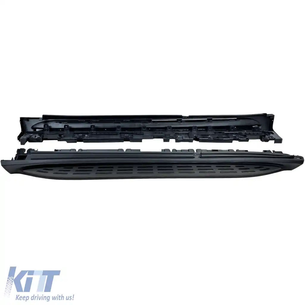 Plăci de alergare din aluminiu Black Edition Protecție laterală aspect OE pentru Mercedes GLE V167 18-23-image-6278419