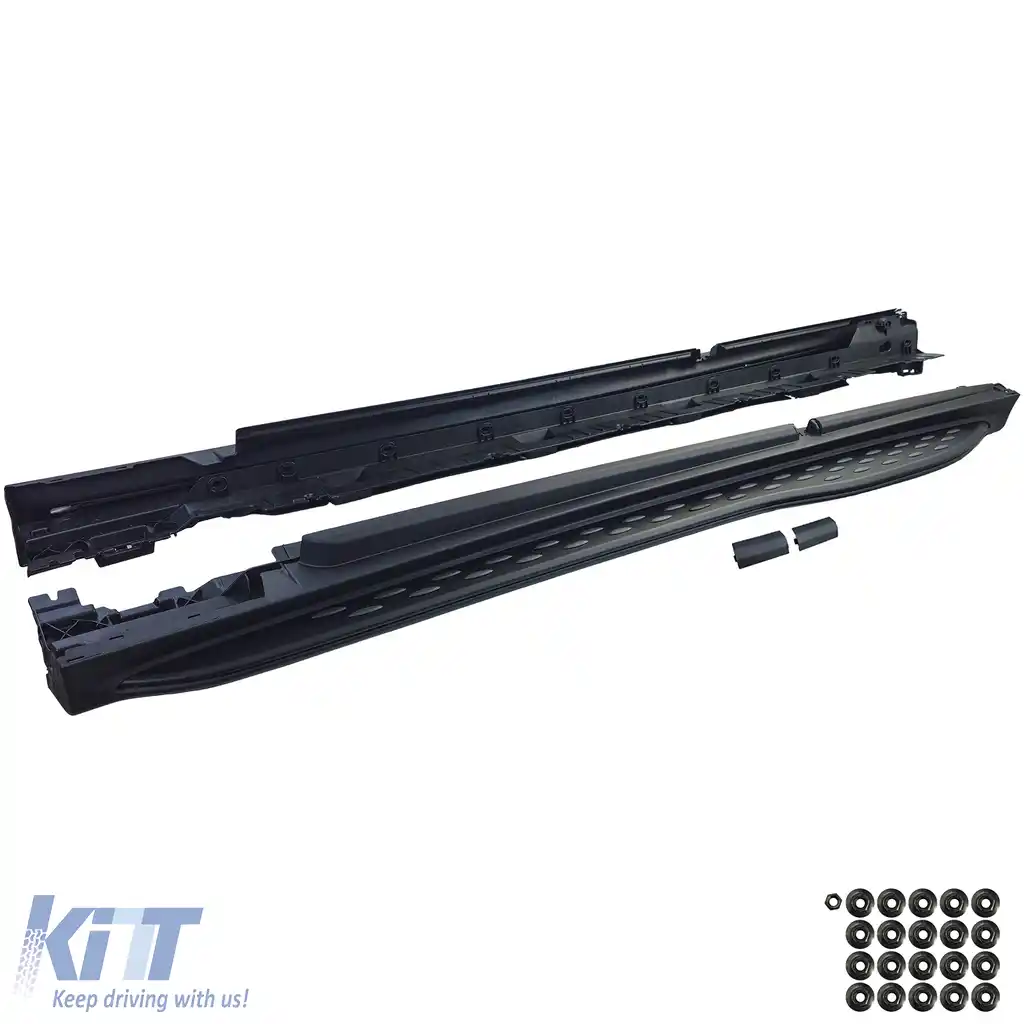 Plăci de alergare din aluminiu stil OE Black Edition potrivite pentru Mercedes GLC X254 C254 Coupe-image-6210992