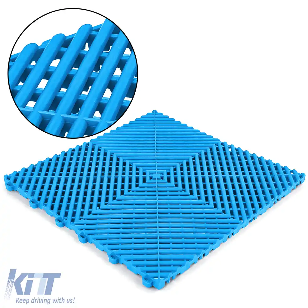 Plăci de podea RAMROXX Performance pentru garaj, culoare albastru deschis, 6x 40x40cm, 0.96mp-image-6193288