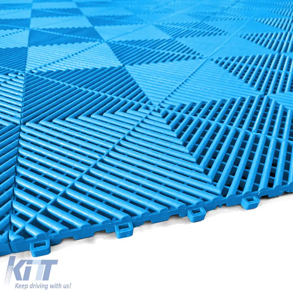 Plăci de podea RAMROXX Performance pentru garaj, culoare albastru deschis, 6x 40x40cm, 0.96mp-image-6193289