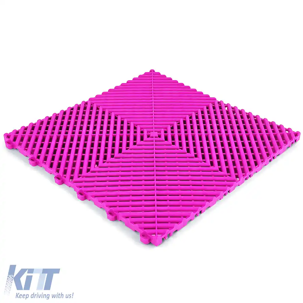 Plăci de podea RAMROXX Performance pentru garaj Podea Roz 40x40cm 6 bucăți 0.96mp-image-6204963