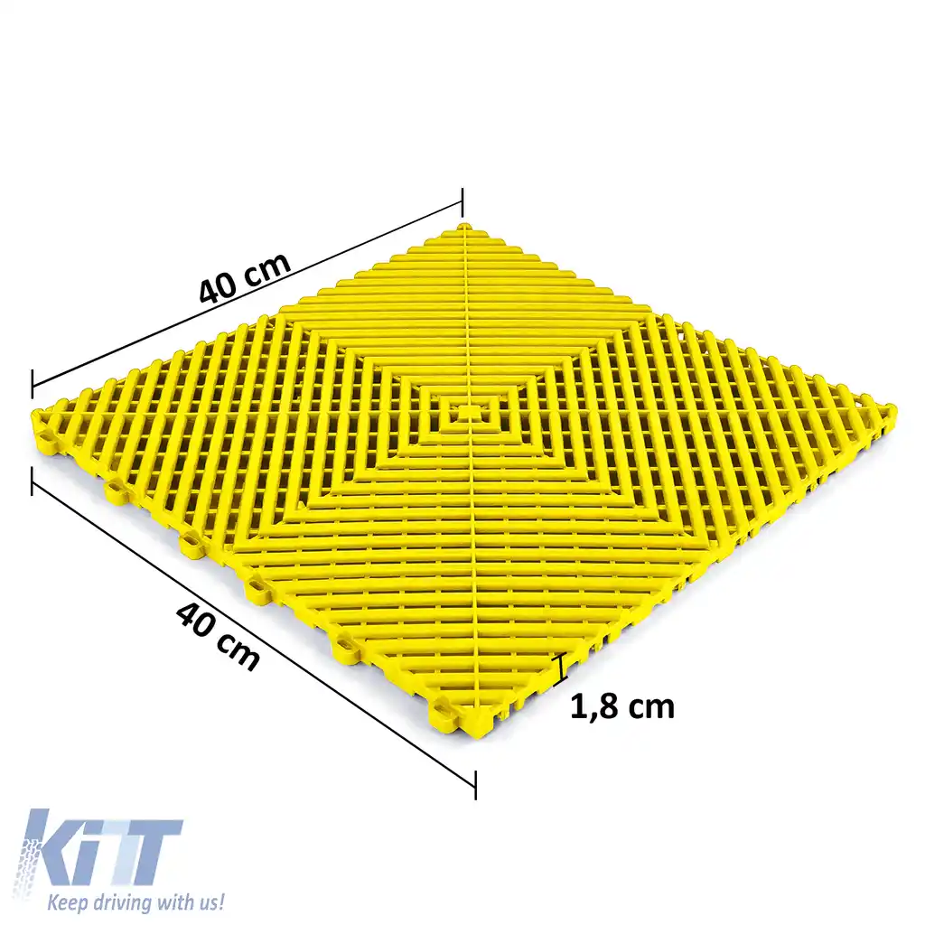 Plăci de podea RAMROXX Performance pentru garaj Galben 40x40cm 6 bucăți 0.96mp-image-6206011