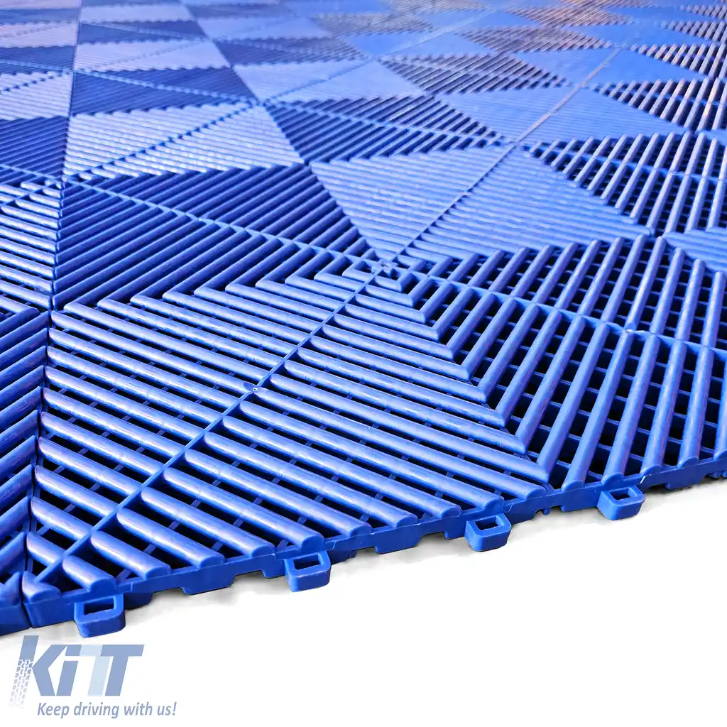 Plăci de podea RAMROXX Performance pentru garaj, culoare albastră, 40x40cm, 6 bucăți, 0.96mp-image-6208644