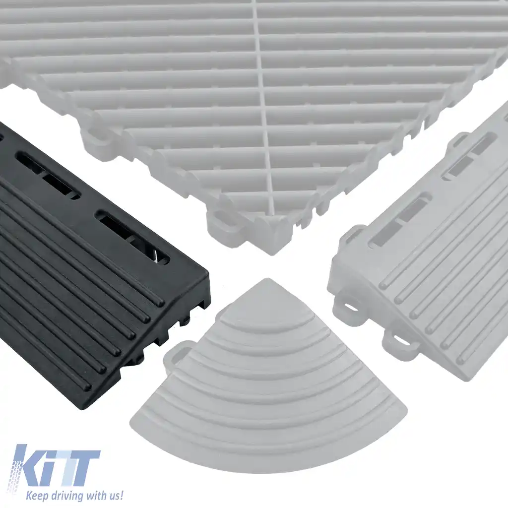 Plăci de podea RAMROXX Performance pentru garaj, panou lateral de podea, rampă, tip B, negru-image-6208674