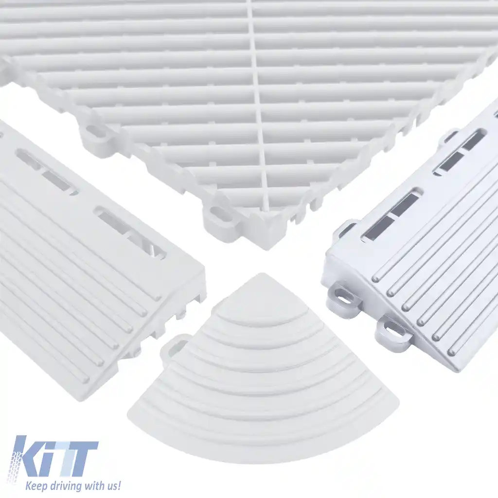 Plăci de podea RAMROXX Performance pentru garaj, parte laterală a podelei, rampă, alb, tip A-image-6210311