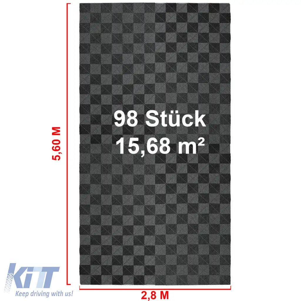 Plăci de podea RAMROXX Performance pentru garaj 2.8mx5.6m Negre-image-6276242