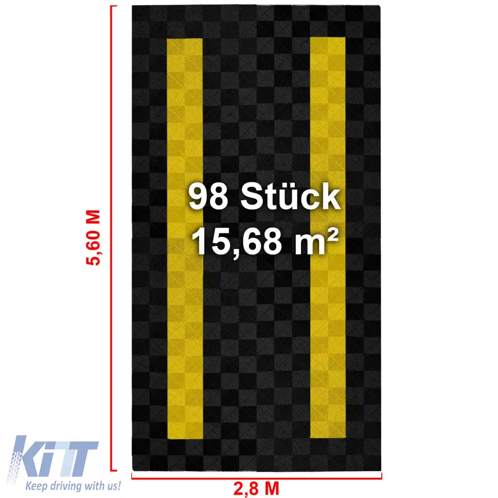 Plăci de podea RAMROXX Performance pentru garaj 2.8mx5.6m Negru Galben Set4-image-6276266