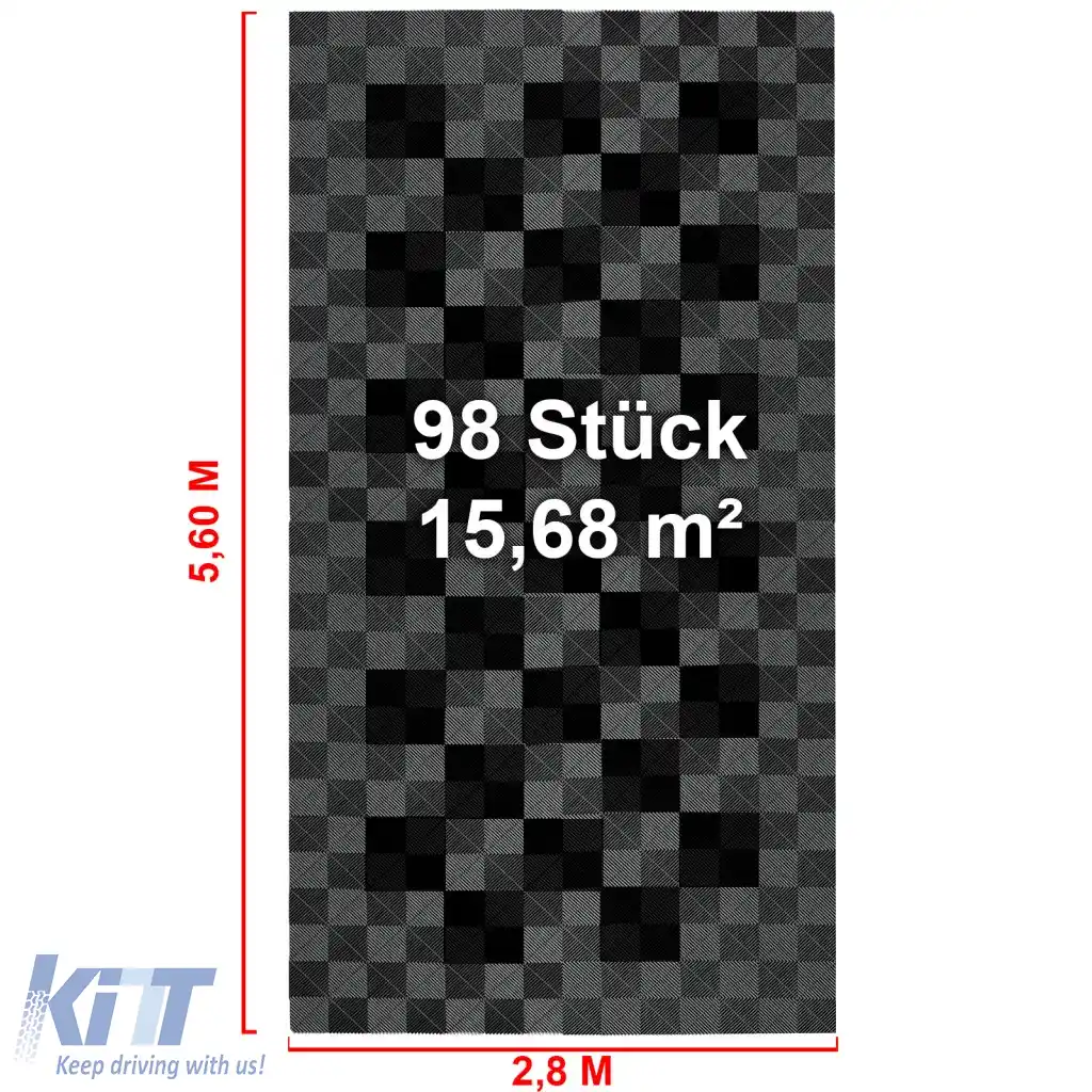 Plăci de podea RAMROXX Performance pentru garaj 2.8mx5.6m gri negru Set2-image-6326459