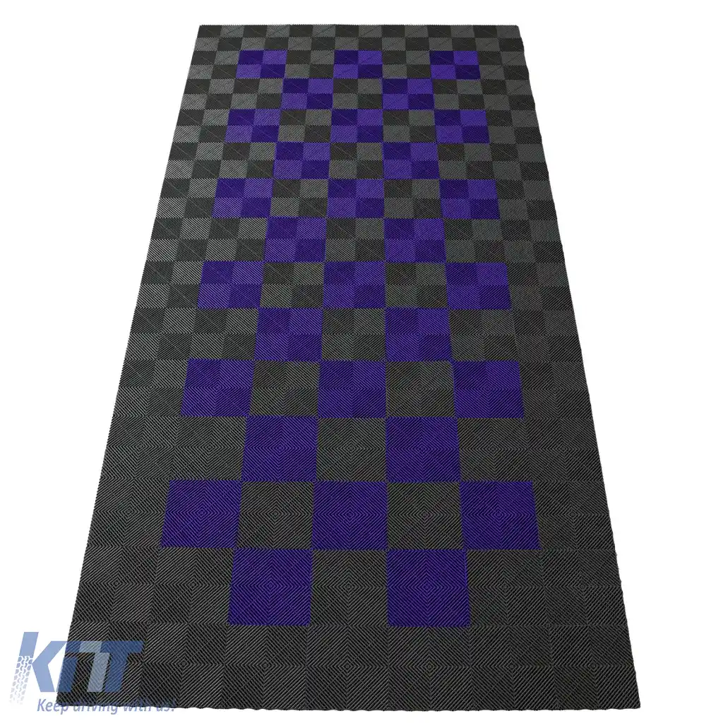 Plăci de podea RAMROXX Performance pentru garaj Podea 2.8mx5.6m gri violet Set2-image-6326687