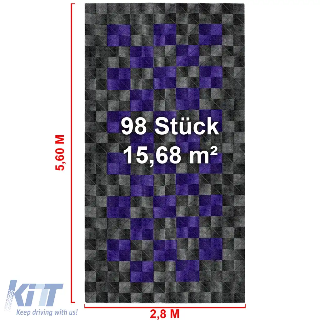 Plăci de podea RAMROXX Performance pentru garaj Podea 2.8mx5.6m gri violet Set2-image-6326688
