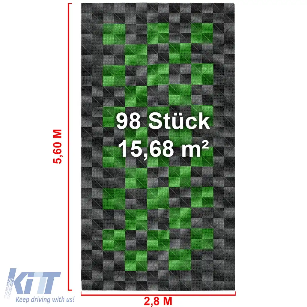 Plăci de podea RAMROXX Performance pentru garaj 2.8mx5.6m gri verde deschis Set2-image-6326945