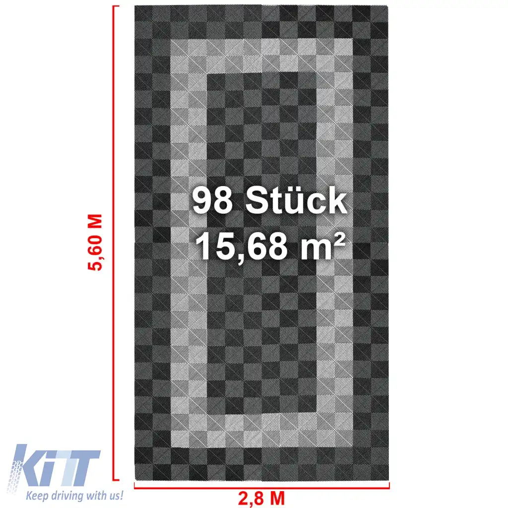 Plăci de podea RAMROXX Performance pentru garaj 2.8mx5.6m gri alb Set3-image-6326951