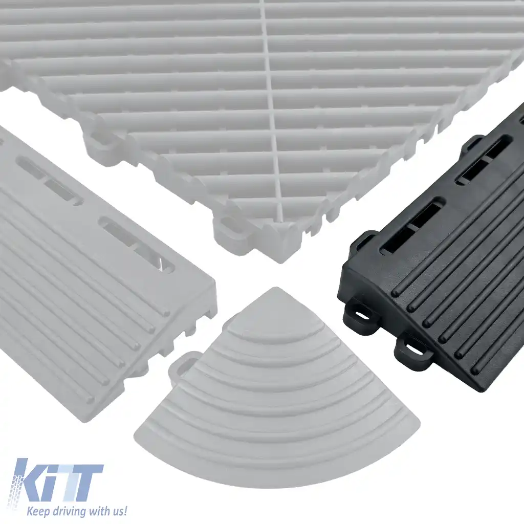 Plăci de podea RAMROXX Performance, podea de garaj, parte laterală a podelei, rampă, negru, Tip A-image-6208426