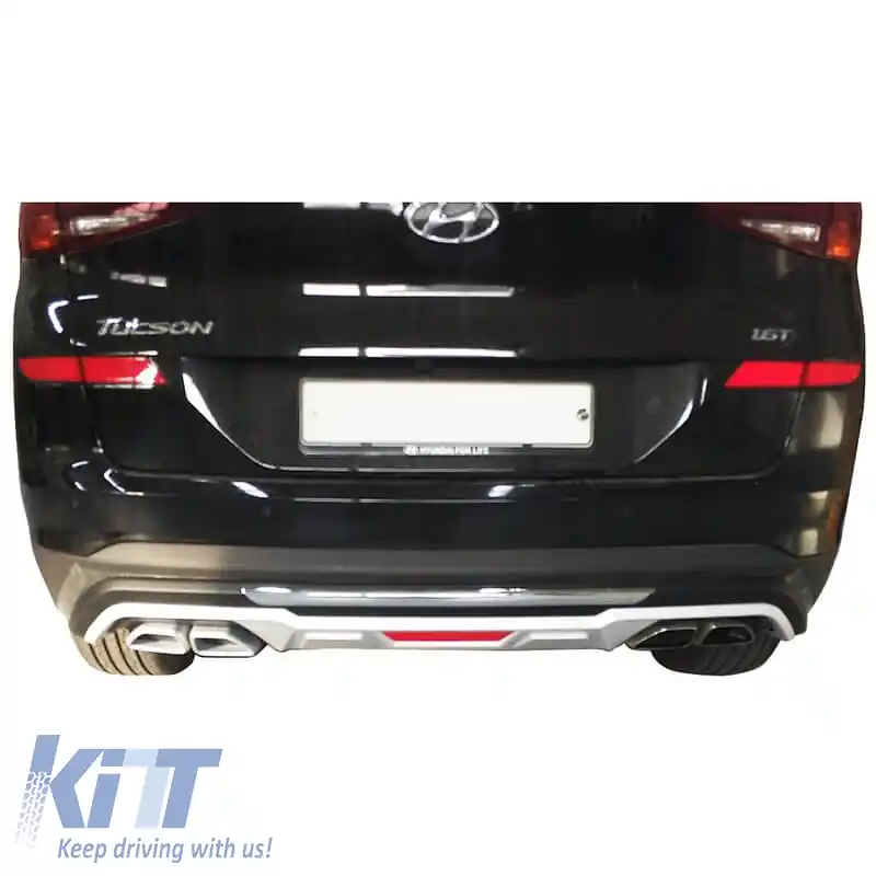 Plăci de protecție Bumper Body kit potrivite pentru Bumperul din Față și din Spate potrivite pentru Hyundai Tucson 2019+ 2 Piese-image-6301336