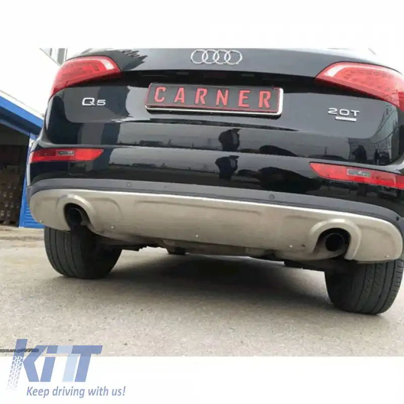 Plăci de protecție Bumper Body kit potrivite pentru Bumperul din Față și din Spate potrivite pentru Audi Q5 8R 2008-2012 2 Piese-image-6323048