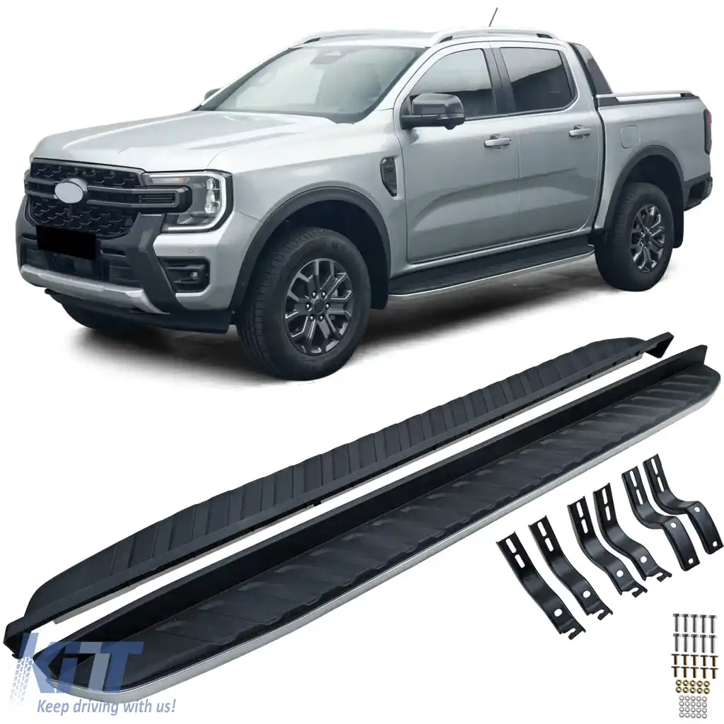 Plăci de protecție laterale din aluminiu cu aspect OE, potrivite pentru Ford Ranger T9 din 2023