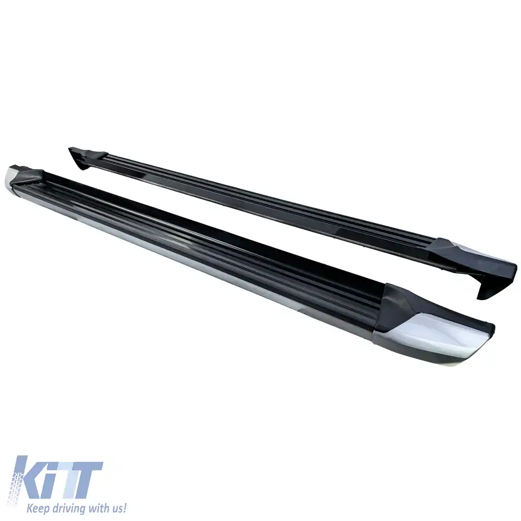 Plăci de protecție laterale din aluminiu argintii negre, potrivite pentru VW Amarok 2010-2022-image-6210472