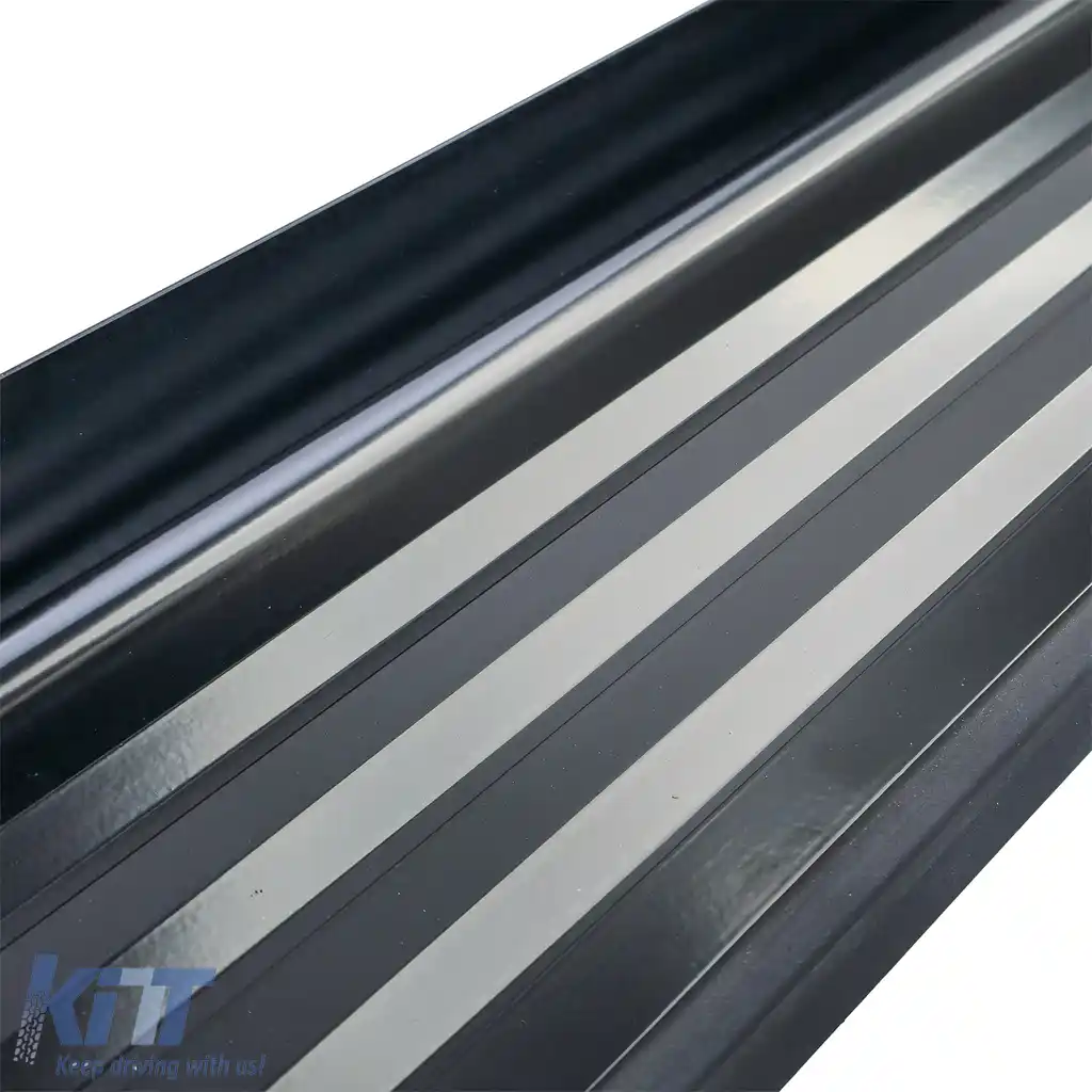 Plăci de protecție laterale din aluminiu argintii negre, potrivite pentru VW Amarok 2010-2022-image-6210473